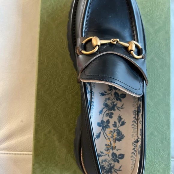 Leather lug sole Horsebit loafer - Picture 11 of 13